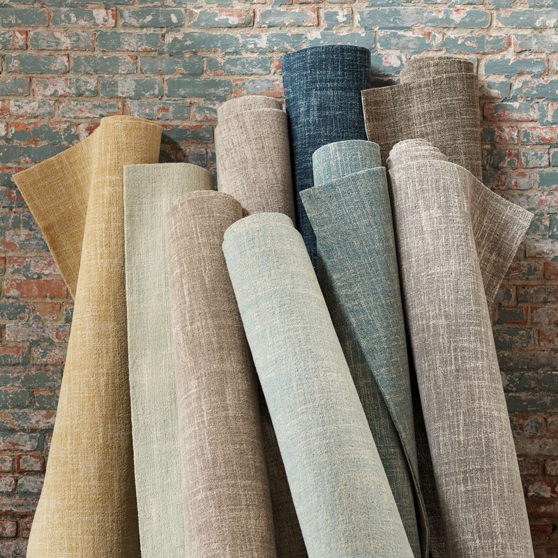 Dash and Albert Rugs Crosshatch Handmade Hand Hooked Wool Sky Blue Rug